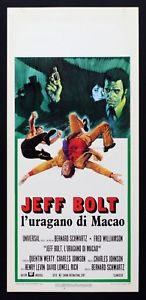 locandina del film JEFF BOLT L'URAGANO DI MACAO