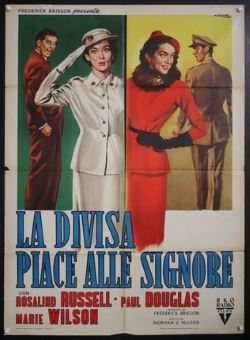locandina del film LA DIVISA PIACE ALLE SIGNORE