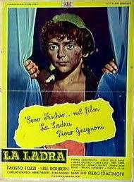 locandina del film LA LADRA