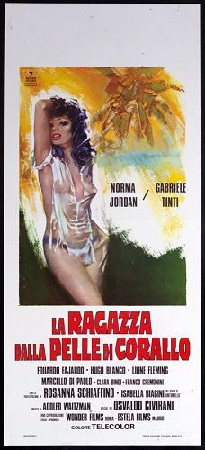 locandina del film LA RAGAZZA DALLA PELLE DI CORALLO
