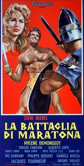 locandina del film LA BATTAGLIA DI MARATONA