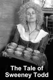 locandina del film LA BOTTEGA DEGLI ORRORI DI SWEENEY TODD