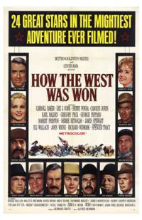 locandina del film LA CONQUISTA DEL WEST