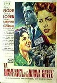 locandina del film LA DOMENICA DELLA BUONA GENTE