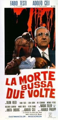 locandina del film LA MORTE BUSSA DUE VOLTE