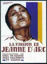 locandina del film LA PASSIONE DI GIOVANNA D'ARCO