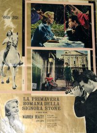 locandina del film LA PRIMAVERA ROMANA DELLA SIGNORA STONE
