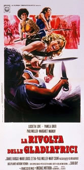 locandina del film LA RIVOLTA DELLE GLADIATRICI
