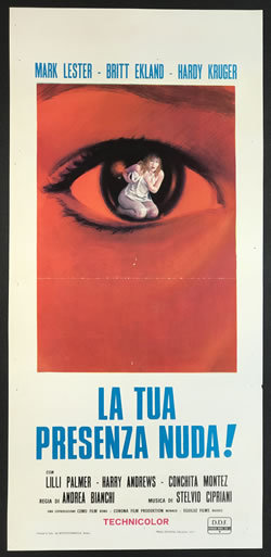 locandina del film LA TUA PRESENZA NUDA!