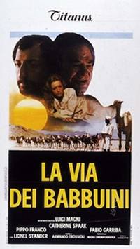 locandina del film LA VIA DEI BABBUINI