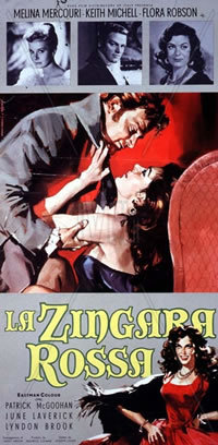 locandina del film LA ZINGARA ROSSA