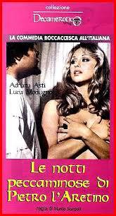 locandina del film LE NOTTI PECCAMINOSE DI PIETRO L'ARETINO