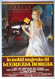 locandina del film LE NOTTI SEGRETE DI LUCREZIA BORGIA
