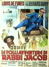 locandina del film LE FOLLI AVVENTURE DI RABBI JACOB