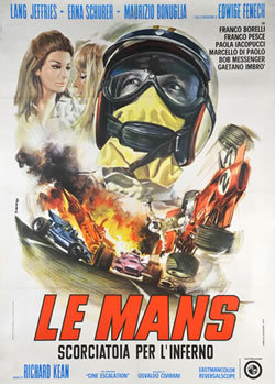 locandina del film LE MANS, SCORCIATOIA PER L'INFERNO