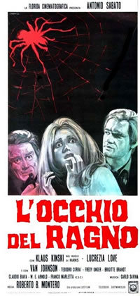 locandina del film L'OCCHIO DEL RAGNO