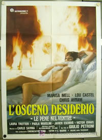 locandina del film L'OSCENO DESIDERIO