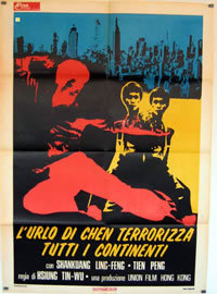 locandina del film L'URLO DI CHEN TERRORIZZA TUTTI I CONTINENTI