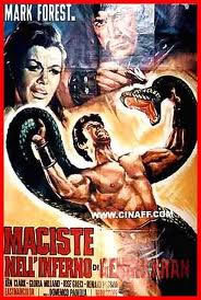 locandina del film MACISTE NELL'INFERNO DI GENGIS KHAN