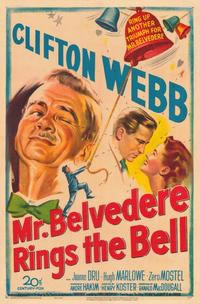 locandina del film MR. BELVEDERE SUONA LA CAMPANA