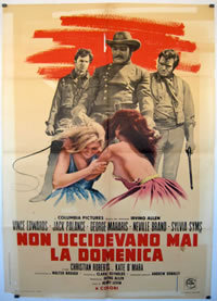locandina del film NON UCCIDEVANO MAI LA DOMENICA