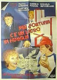 locandina del film PER FORTUNA C'E' UN LADRO IN FAMIGLIA