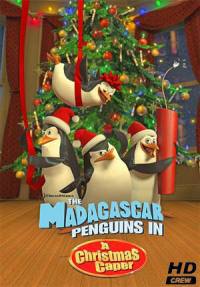 locandina del film I PINGUINI DI MADAGASCAR IN MISSIONE NATALE