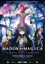 locandina del film PUELLA MAGI MADOKA MAGICA PARTE 3 - LA STORIA DELLA RIBELLIONE