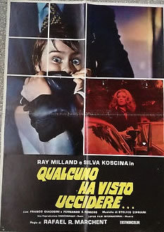 locandina del film QUALCUNO HA VISTO UCCIDERE