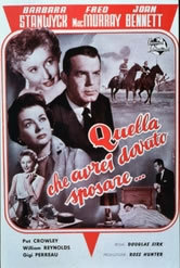 locandina del film QUELLA CHE AVREI DOVUTO SPOSARE