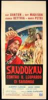 locandina del film SANDOKAN CONTRO IL LEOPARDO DI SARAWAK