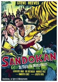 locandina del film SANDOKAN LA TIGRE DI MOMPRACEM