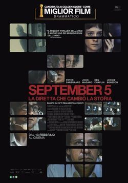 locandina del film SEPTEMBER 5 - LA DIRETTA CHE CAMBIO' LA STORIA