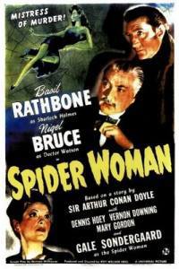 locandina del film SHERLOCK HOLMES E LA DONNA RAGNO