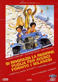 locandina del film SI RINGRAZIA LA REGIONE PUGLIA PER AVERCI FORNITO I MILANESI