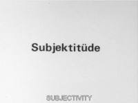locandina del film SUBJECTIVITY
