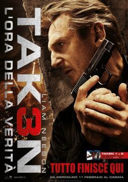 locandina del film TAKEN 3 - L'ORA DELLA VERITA'