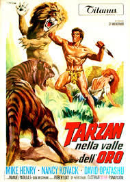 locandina del film TARZAN NELLA VALLE DELL'ORO