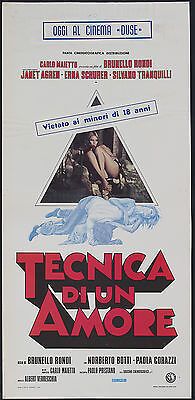 locandina del film TECNICA DI UN AMORE