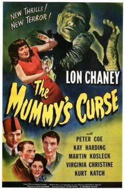 locandina del film THE MUMMY'S CURSE