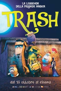 locandina del film TRASH - LA LEGGENDA DELLA PIRAMIDE MAGICA