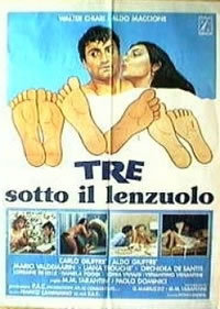 locandina del film TRE SOTTO IL LENZUOLO