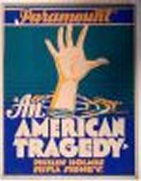 locandina del film UNA TRAGEDIA AMERICANA