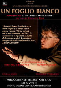 locandina del film UN FOGLIO BIANCO
