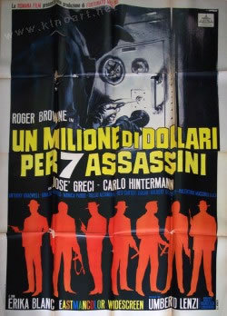 locandina del film UN MILIONE DI DOLLARI PER SETTE ASSASSINI