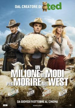 locandina del film UN MILIONE DI MODI PER MORIRE NEL WEST