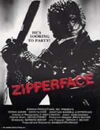 locandina del film ZIPPERFACE - FACCIA DI CUOIO