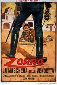 locandina del film ZORRO, LA MASCHERA DELLA VENDETTA